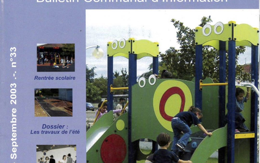 Bulletin communal d’informations – juillet 2003